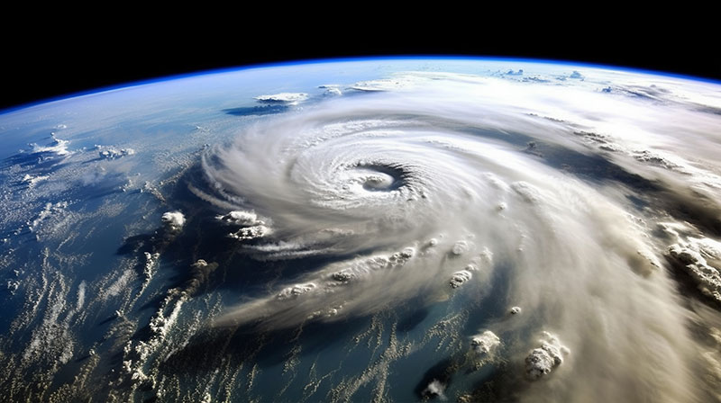 Hurricane conditions in Florida